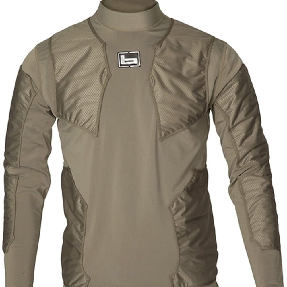 Banded Base Layer Top / Spanish Moss
